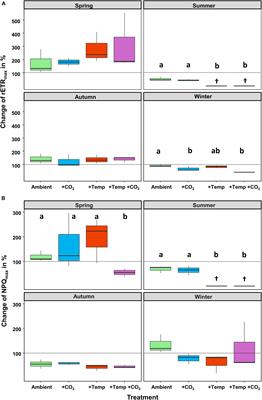 Seasonal Photophysiological Performance of Adult Western Baltic Fucus vesiculosus (Phaeophyceae) Under Ocean Warming and Acidification